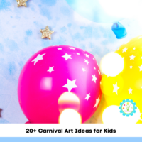 Whether you are celebrating National Carnival Day or you are just looking for some carnival fun to do right in your own home, these carnival art ideas are perfect!
