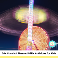 The carnival is so much fun! These carnival STEM projects for kids will bring some science to the carnival and state fair.
