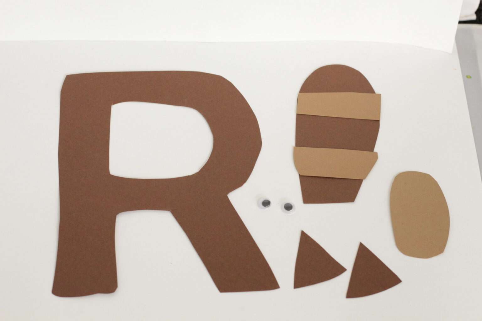 Letter R Craft Raccoon R is for Racoon Alphabet Craft for Preschool