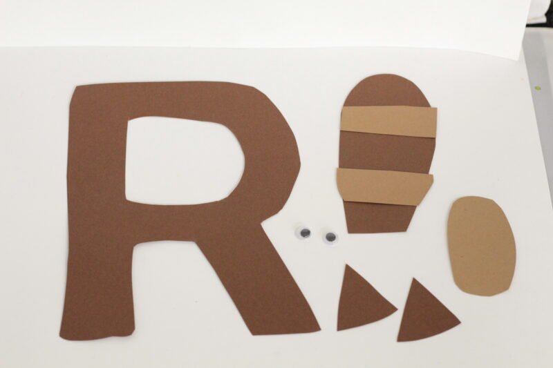 r is for racoon animal craft