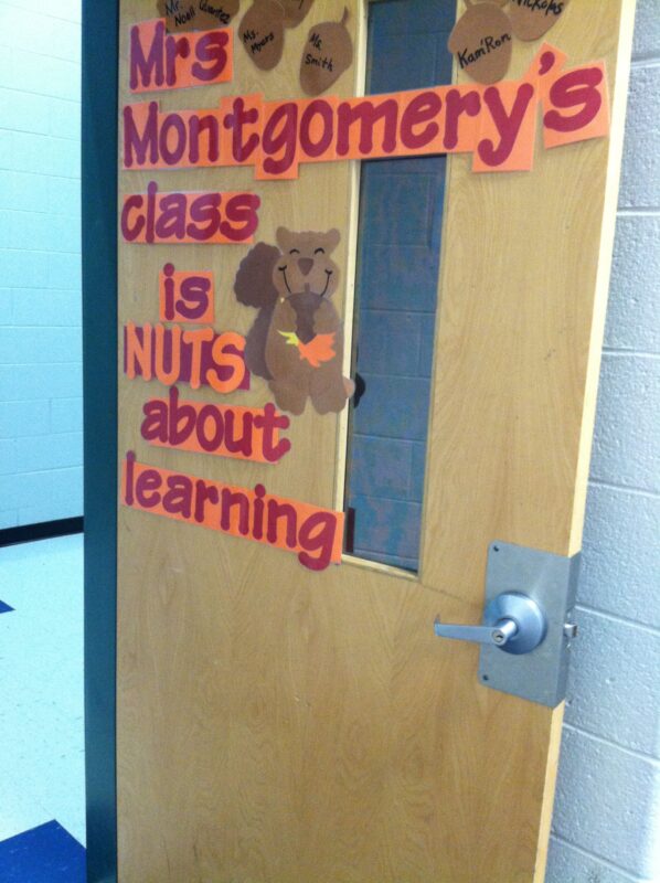 squirrel classroom door