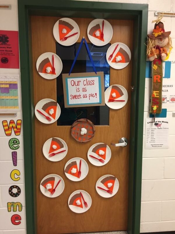 pumpkin pie classroom door
