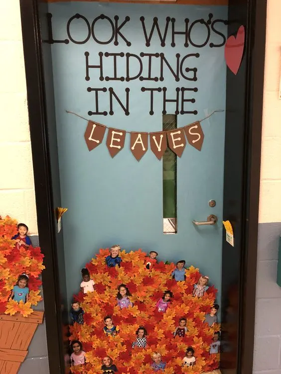 leaf classroom door