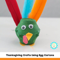 Here are some super fun options for egg carton crafts for Thanksgiving! Kids will enjoy making these and playing with them at home or just in the classroom.