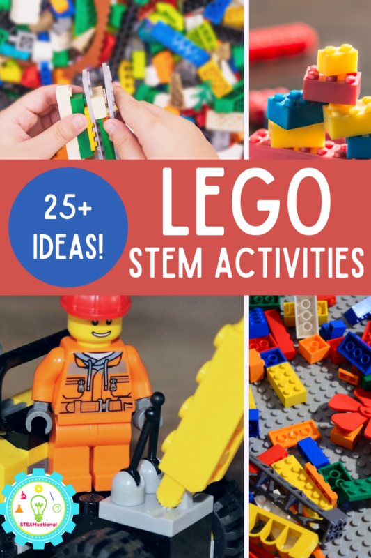 Easy LEGO STEM challenge cards for the classroom! LEGO STEM activities to keep LEGO fun educational!