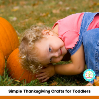 If you are teaching toddlers at daycare, after-school care, preschool, babysitting a toddler, or teaching at any other location (or if you're just wanting to entertain a toddler at home!), these age-appropriate toddler crafts for Thanksgiving will keep kids from age 1.5 through 3 entertained!
