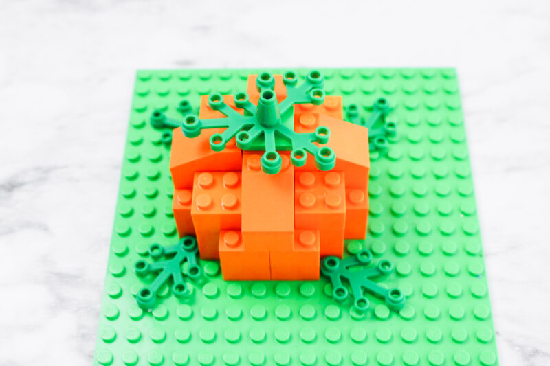 3d lego pumpkin