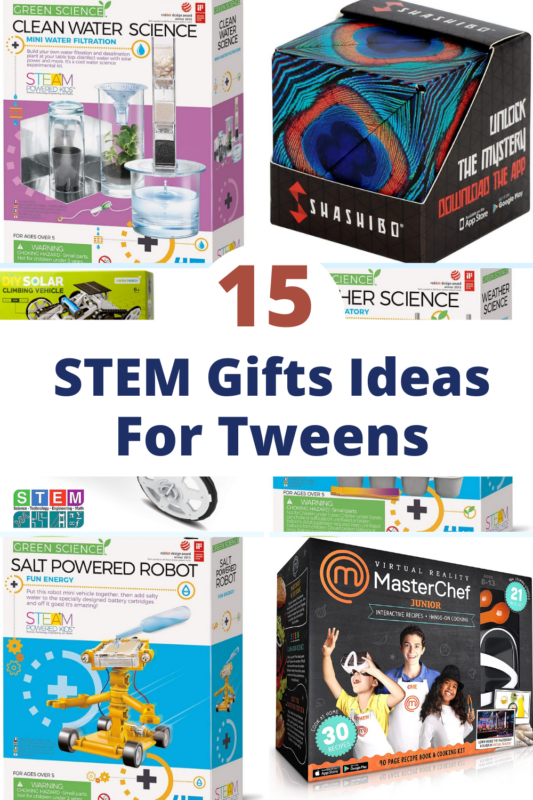 We all know that tweens can be moody. But these STEM gifts for tweens will help get those kiddos out of a funk and into learning about science, technology, engineering and math!