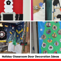 are some of my favorite holiday door designs for school!