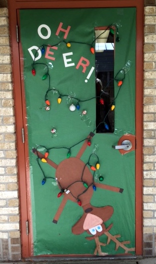 oh deer school door