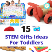 These STEM toys for toddlers make the perfect gift for the holiday season or toddler birthdays.