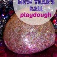 Image for Glittery New Year's Ball Playdough
