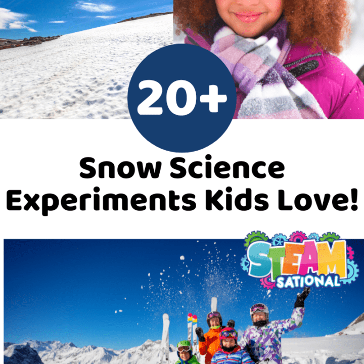 Snowy weather got you down? Not any more with these exciting snow science experiments! There are so many fun things you can learn with snow and about snow!