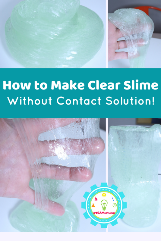It's easy to make transparent slime! All you need is two ingredients! In less than 5 minutes, you will have the perfect crystal clear slime!