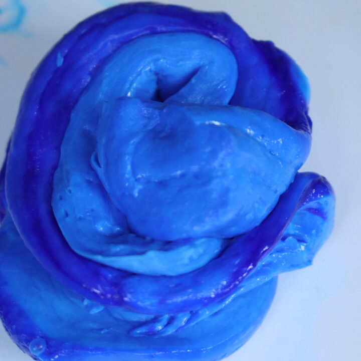 blue soap slime