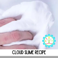 I love this fluffy cloud slime recipe in particular because it has just 3 ingredients. The fluffy, white slime it creates looks just like cumulus clouds!