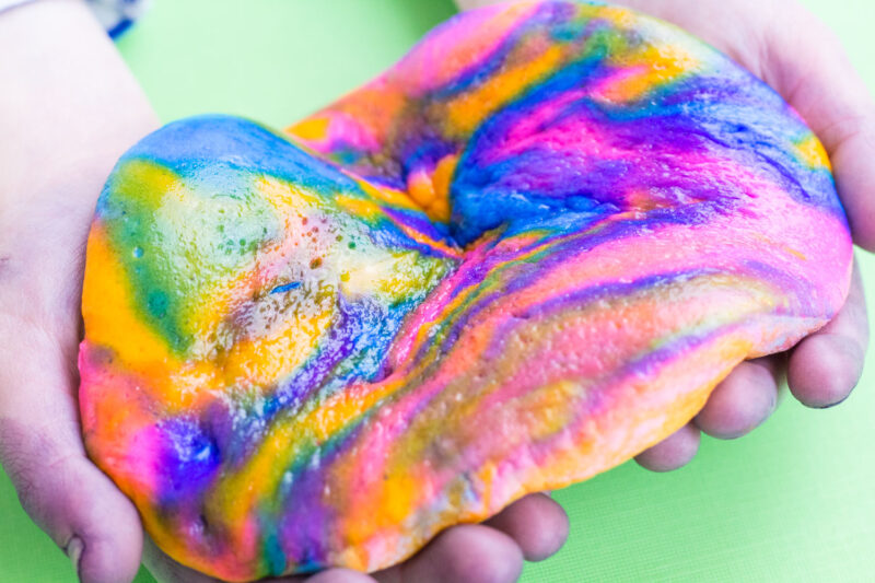 mess free fluffy slime recipe