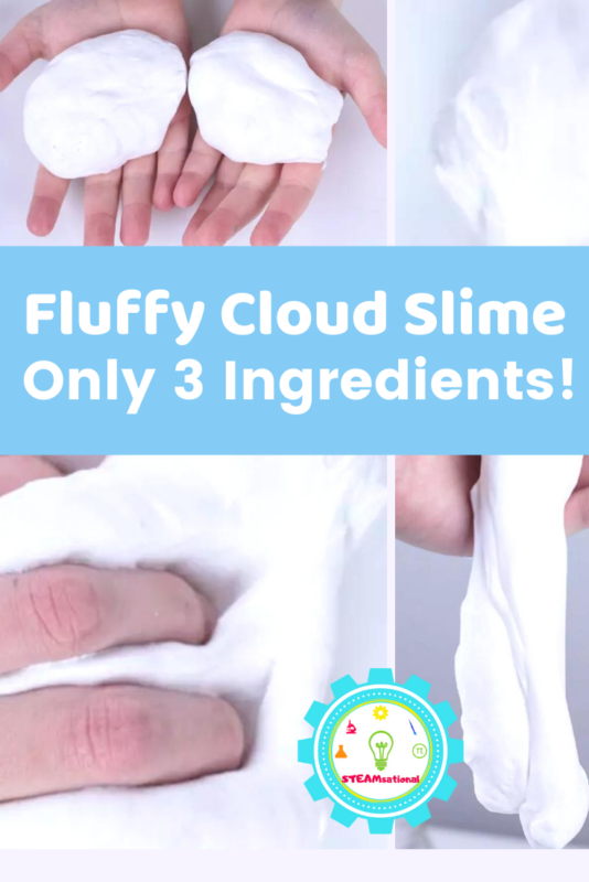 how to make fluffy cloud slime