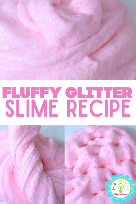 how to make fluffy glitter slime 1