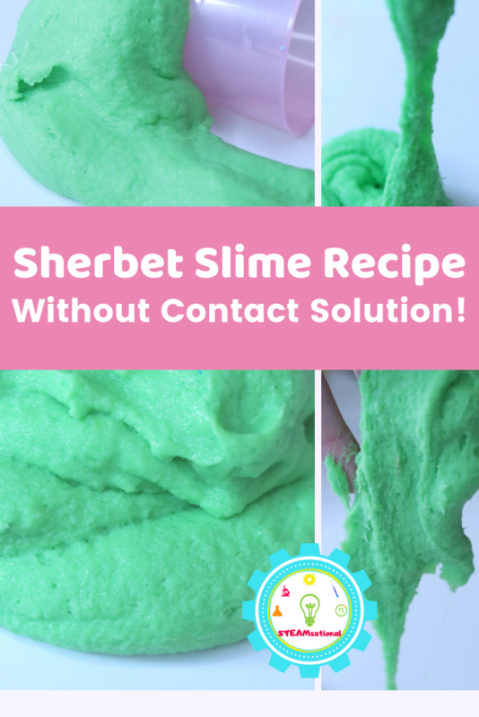 Learn how to make sherbet slime in under 5 minutes! One secret ingredient transforms ordinary slime into cold slime that feels just like sherbet ice cream!