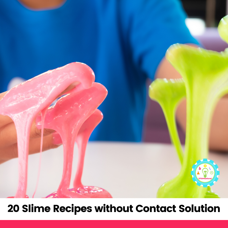 20 Easy-to-Make Slime Recipes without Contact Solution!