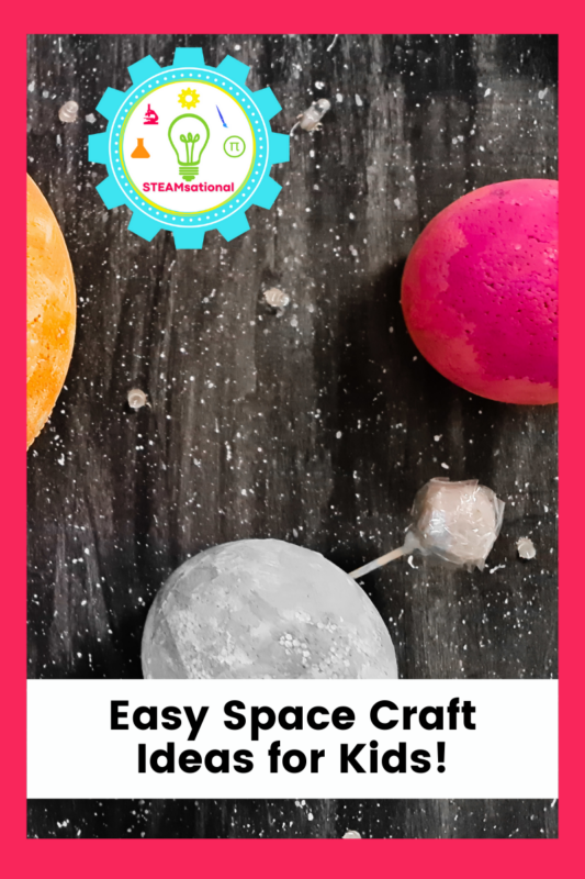 Learn how to make the best space crafts for kids! Tons of fun space themed crafts for the classroom or home!