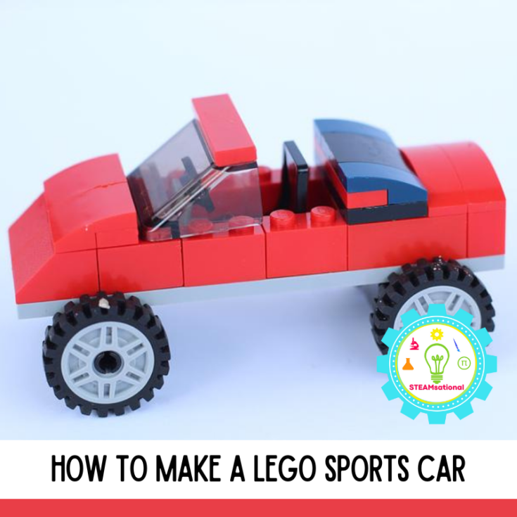 easy lego sports car deisgn