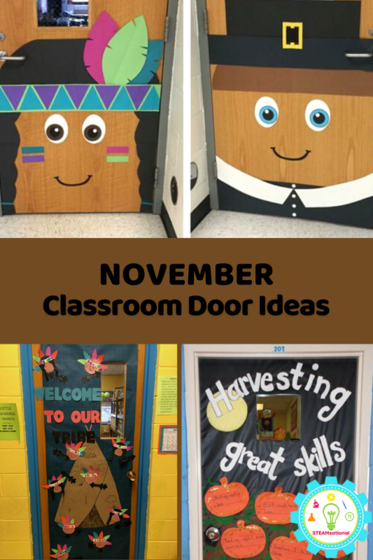 November classroom door ideas