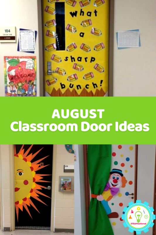 12 creative August classroom door ideas that will make back to school season fun for students and teachers. Unique ideas that are easy to recreate!
