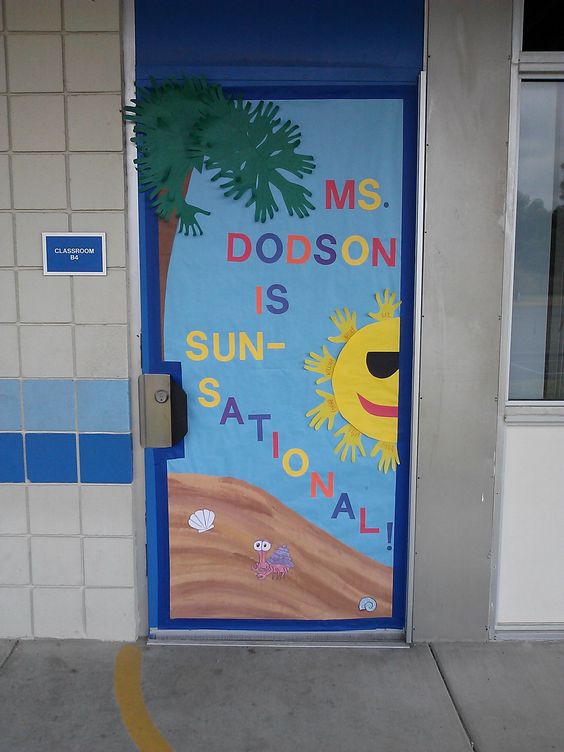 august classroom door5