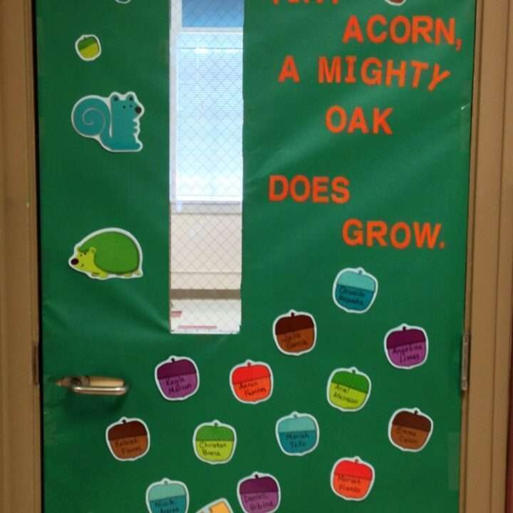 Image for Mighty Acorn Classroom Door Design