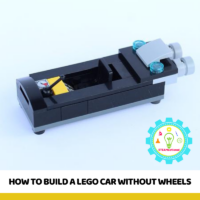 Simple LEGO car design without wheels. Step-by-step directions to make a LEGO car without wheels.