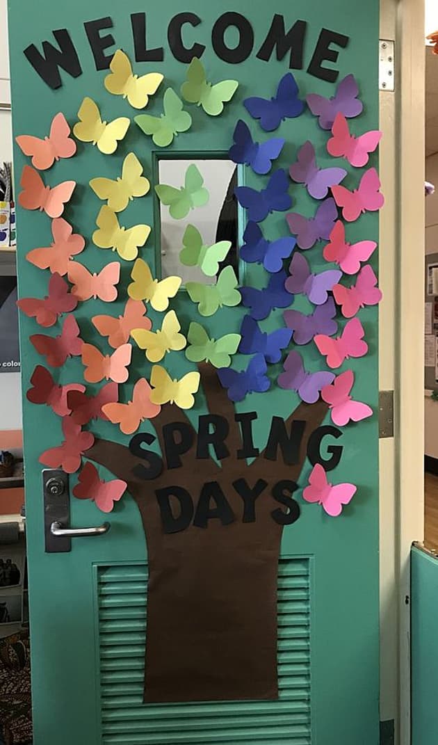 httpswww.twinkl.com .phblog10 easter and spring classroom door ideas we love