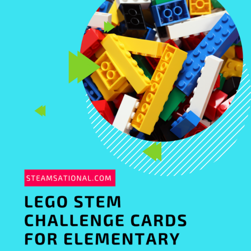 Get 40 LEGO STEM challenge cards perfect for STEM centers, science centers, and independent STEM learning at home!