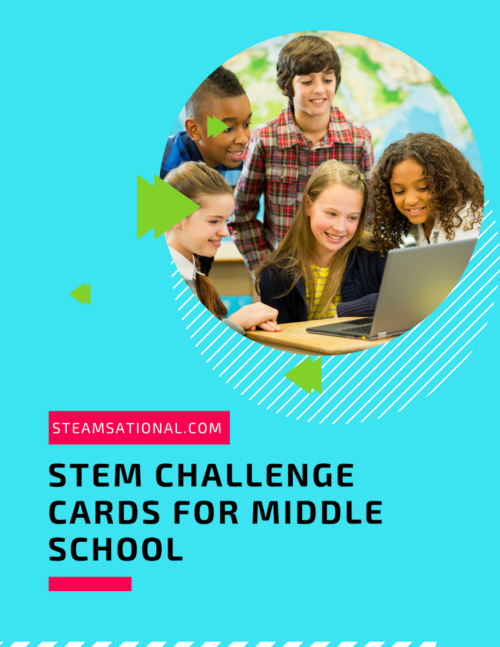 These STEM challenge prompts for middle school go beyond basic science experiments and help middle schoolers apply STEM thinking in every class!
