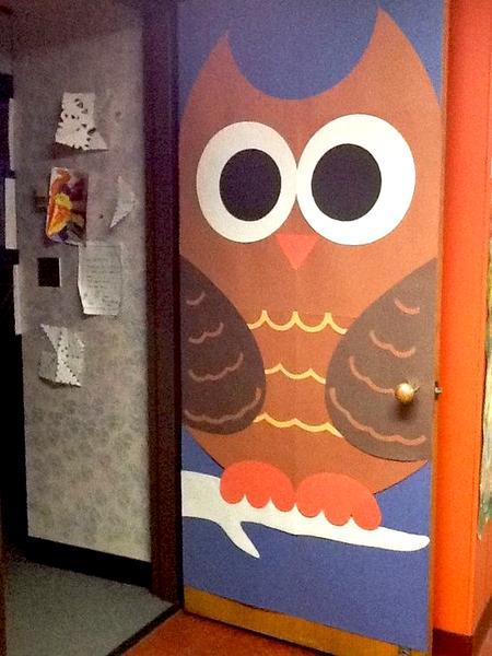 preschool turkey classroom door