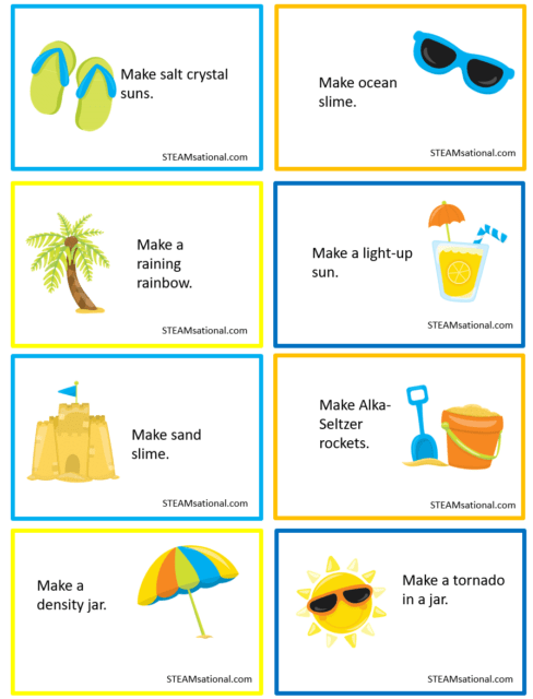 Summer STEM Challenge Card MEGA Bundle – STEAMsational