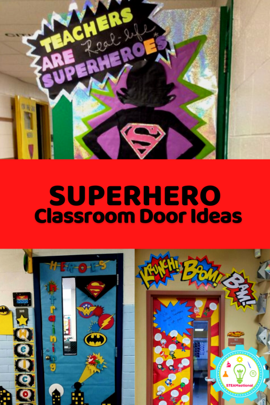 10 superhero classroom door designs to make your classroom more fun this year! These class doors have it all, from cute to inspirational!