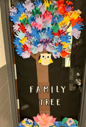 thanksgiving classroom door