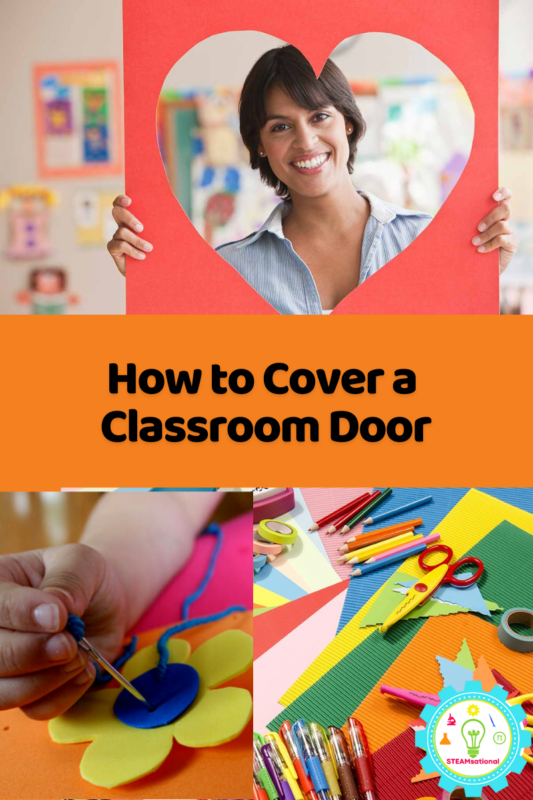 How to cover a classroom door with paper that will last the entire school year! Simple instructions and a detailed supply list make it simple!