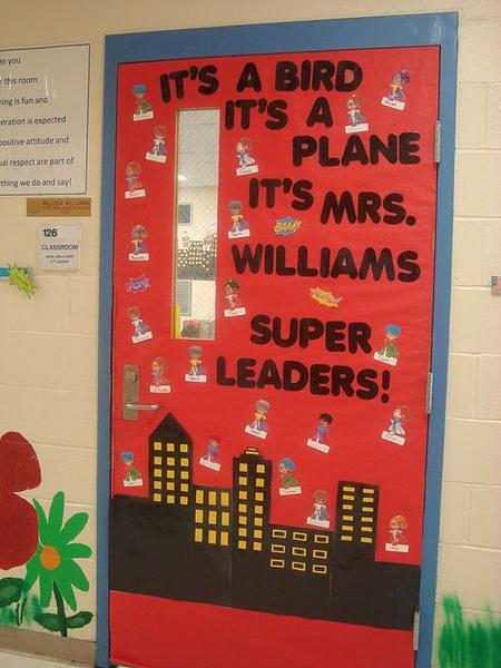 super leaders classroom door