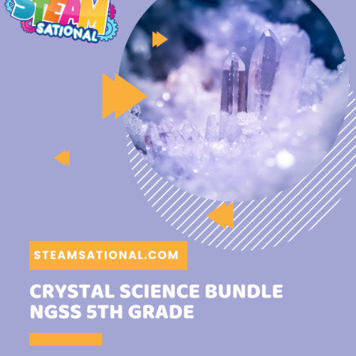 4 crystal science lesson plans for 5th grade! NGSS aligned lessons on properties of matter.