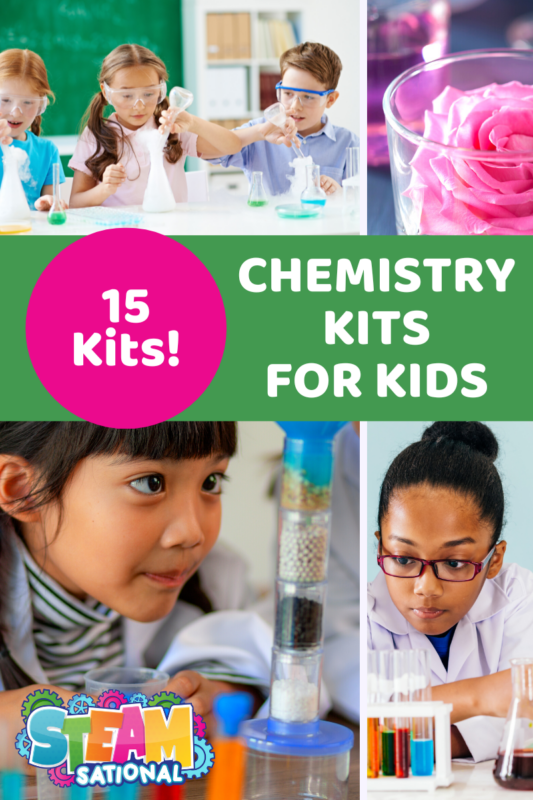 The 15 best chemistry sets for kids who want to explore the world of chemistry! These chemistry kits include everything needed to explore chemistry!