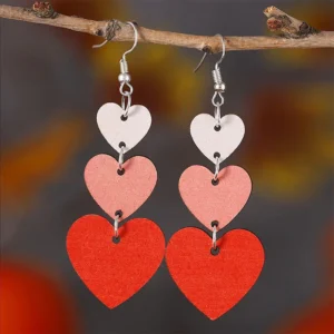 heart teacher valentine earrings