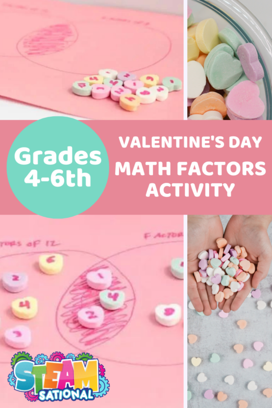 Easy Valentine's Day Venn diagram math activity! Conversation hearts math for elementary. Math activities for Valentine's Day bring math to life!