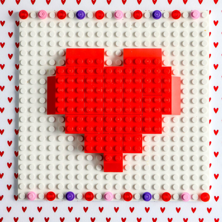 diy lego heart design