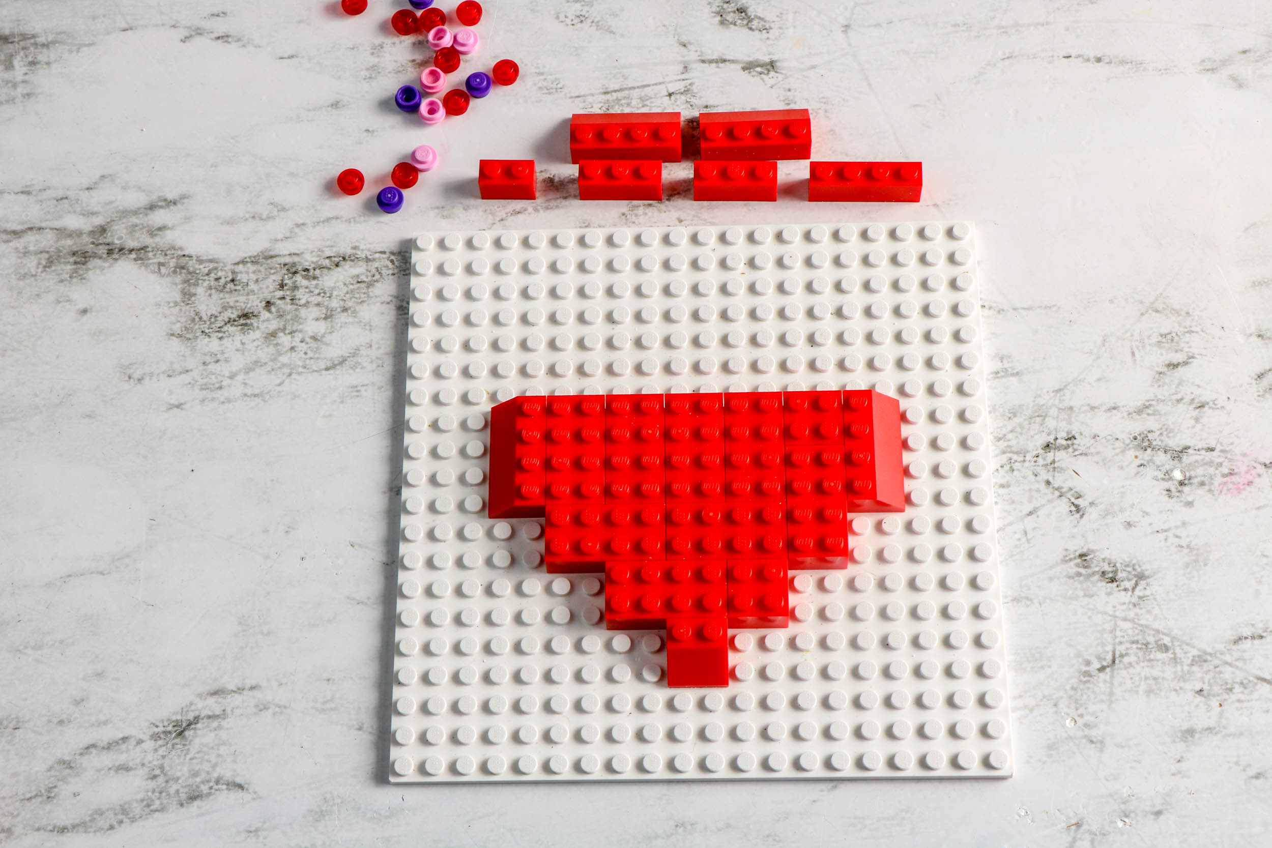 lego heart directions