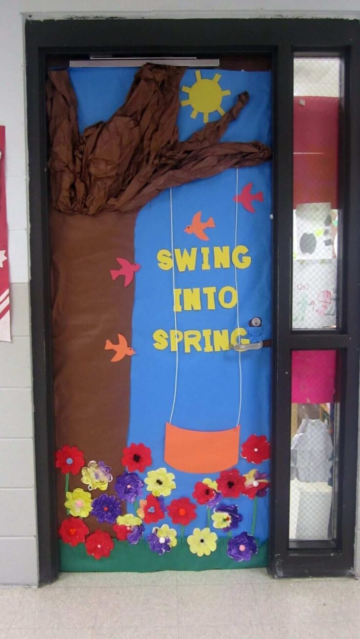 Swing Into Spring Door