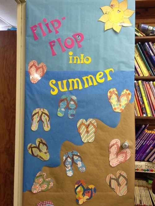 flip flop classroom door 1