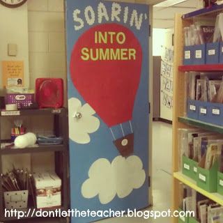 soaring into summer classroom door 1